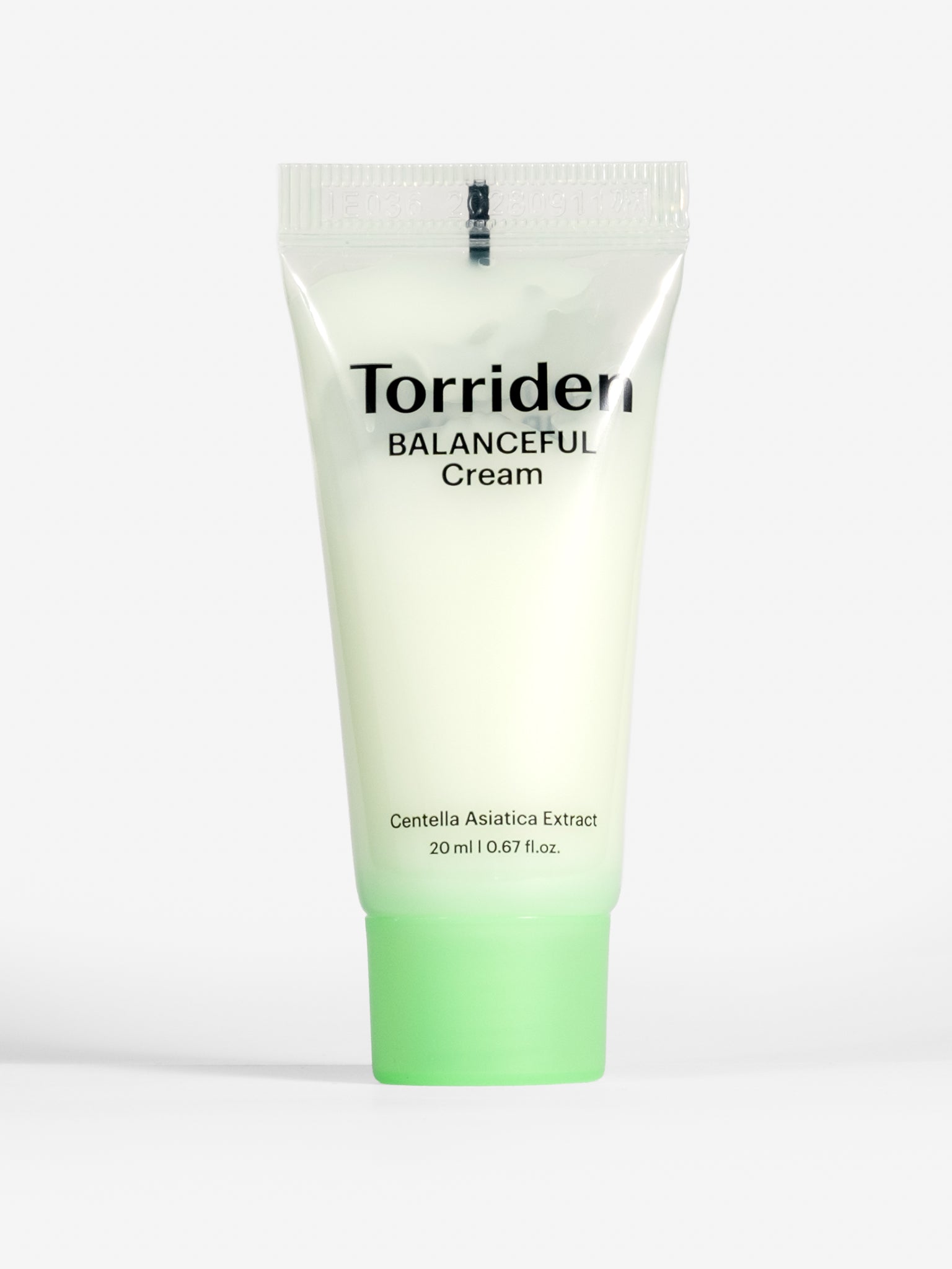Tube of Torriden Balanceful Cream 20ml on a white background