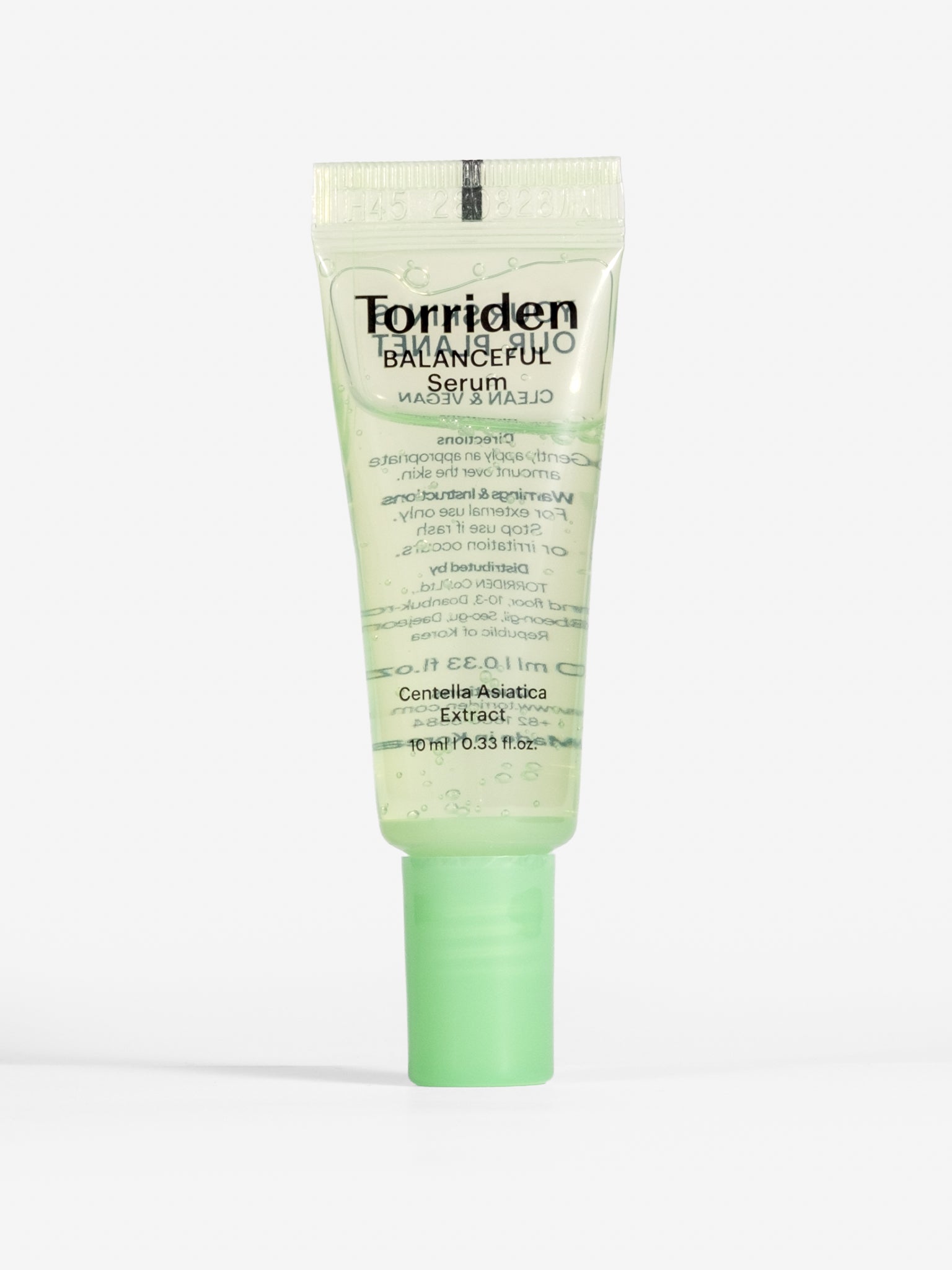 Torriden balanceful serum 10ml on a white background
