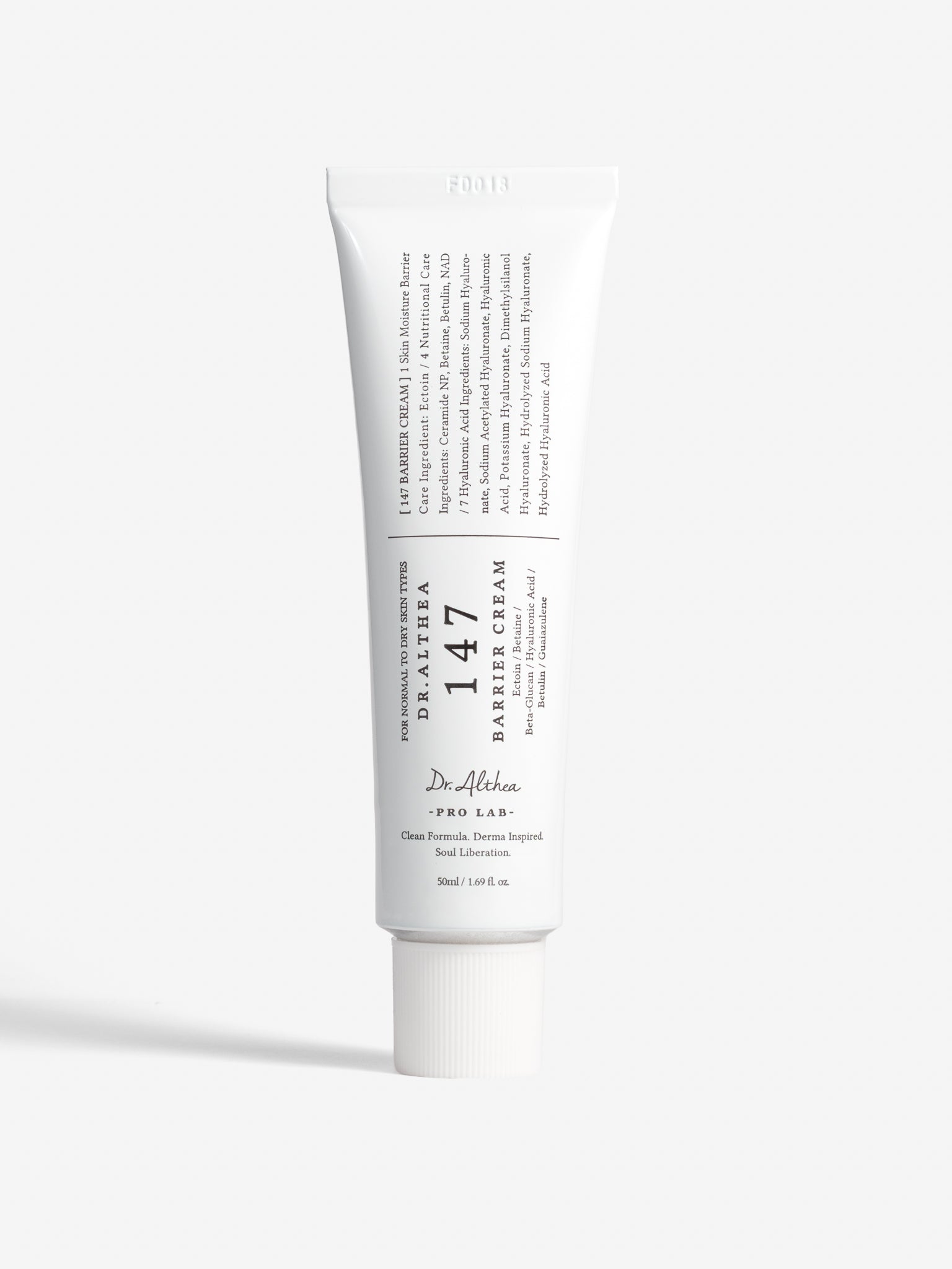 Dr. Althea 147 Barrier Cream jar, a ceramide and hyaluronic acid moisturiser for the skin barrier