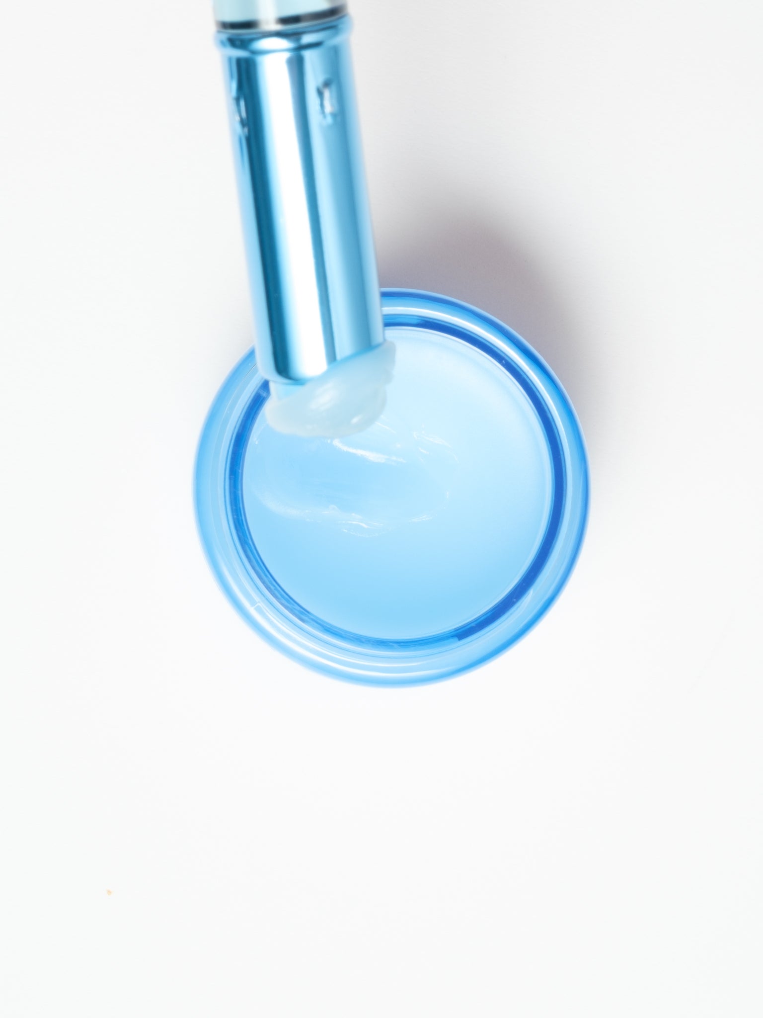 Close-up of Round Lab Birch Juice Lip Balm showing its soft, melting balm texture