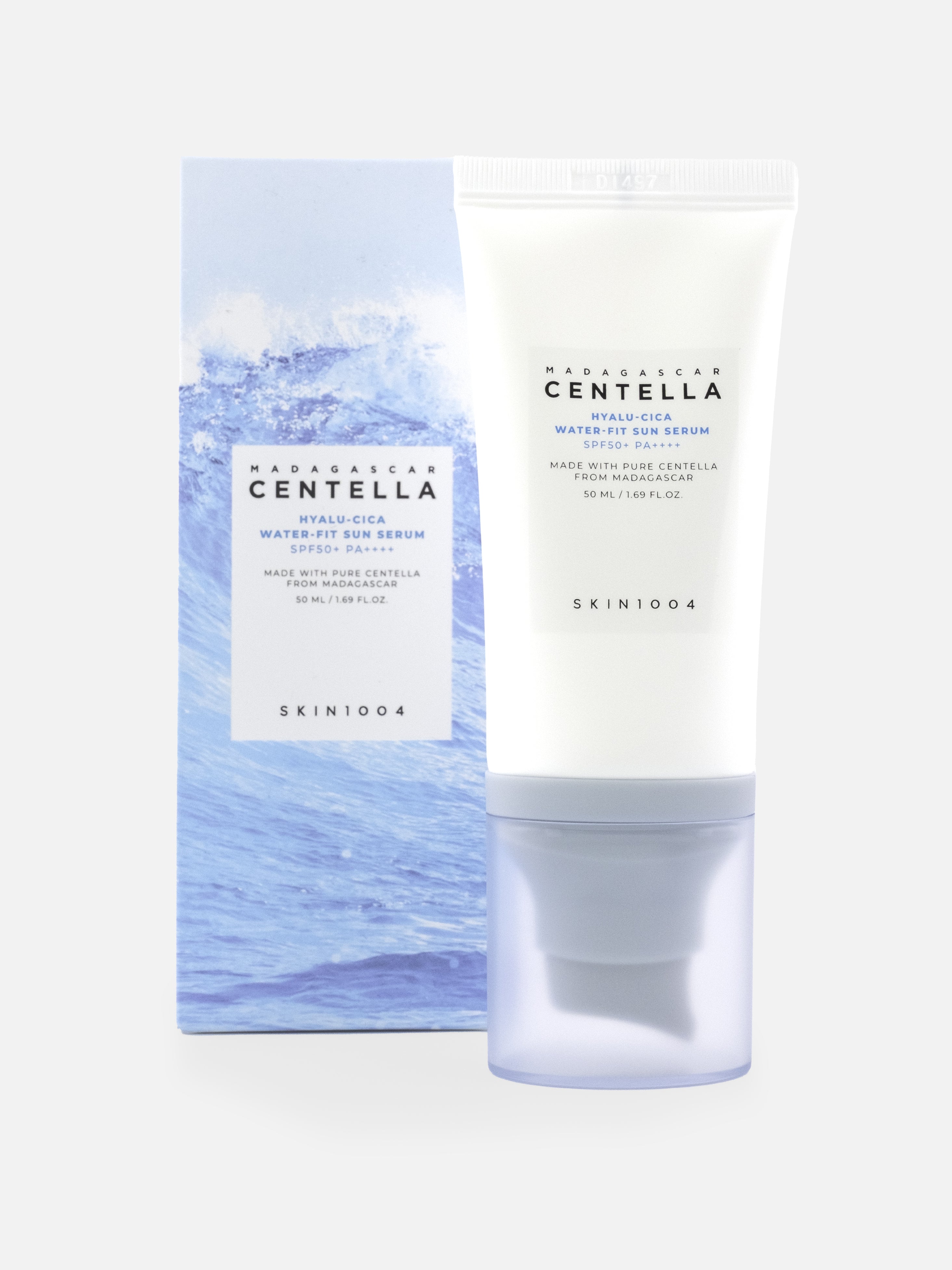 SKIN1004 Madagascar Centella Hyalu-Cica Water-Fit Sun Serum 50ml with box