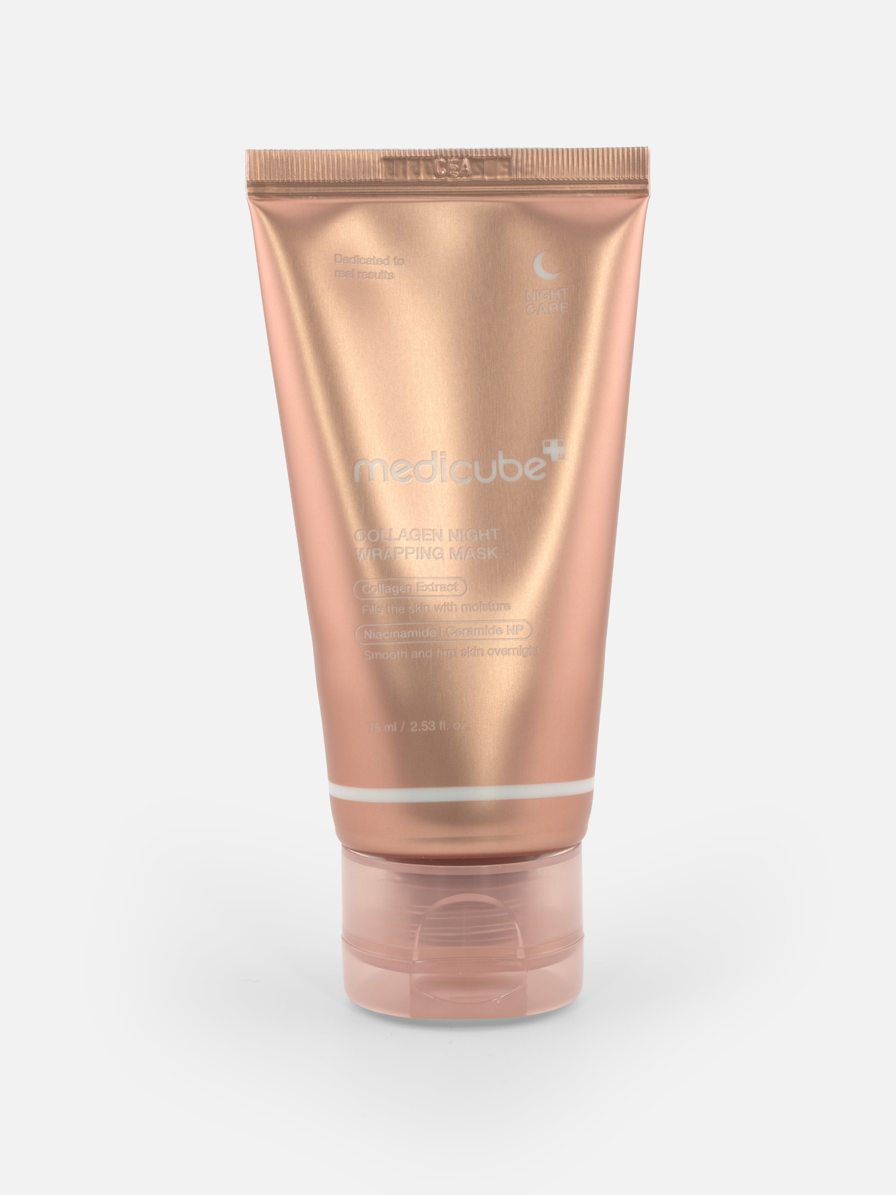 medicube Collagen Night Wrapping Mask 75ml on white background