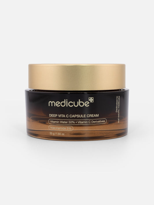 Medicube Deep Vita C Capsule Cream 55g jar on a white background