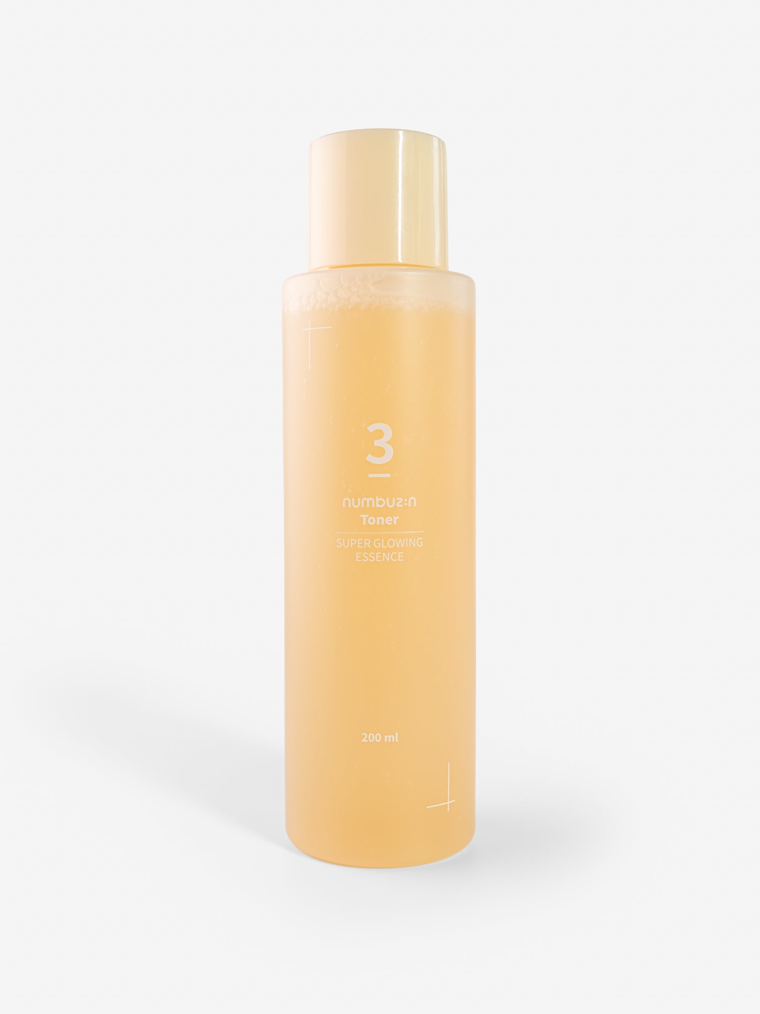 numbuzin no3 super glowing essence toner on white background