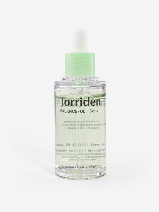 Torriden Balanceful Serum bottle on a white background