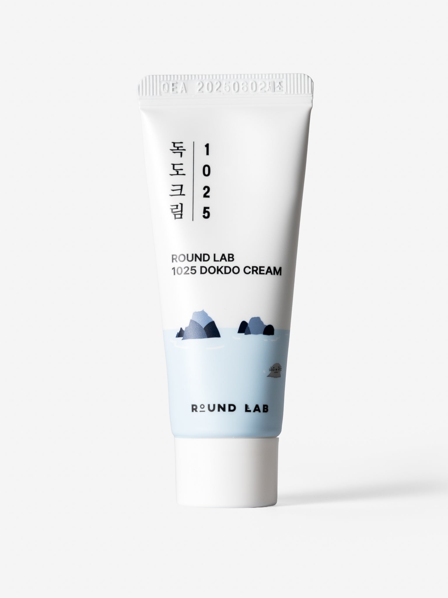 Round Lab 1025 Dokdo Cream tube on a white background