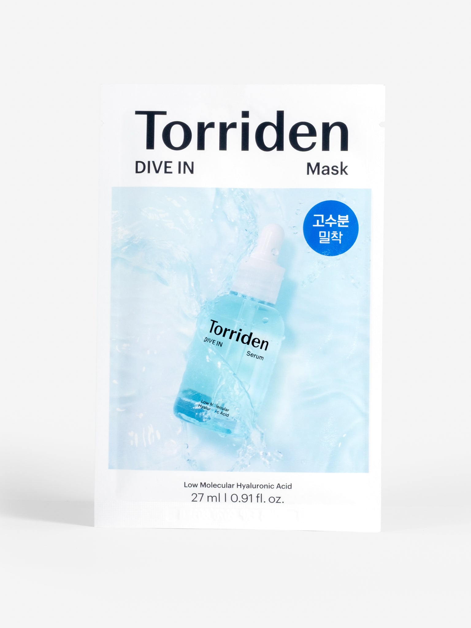 Torriden dive in mask on a white background