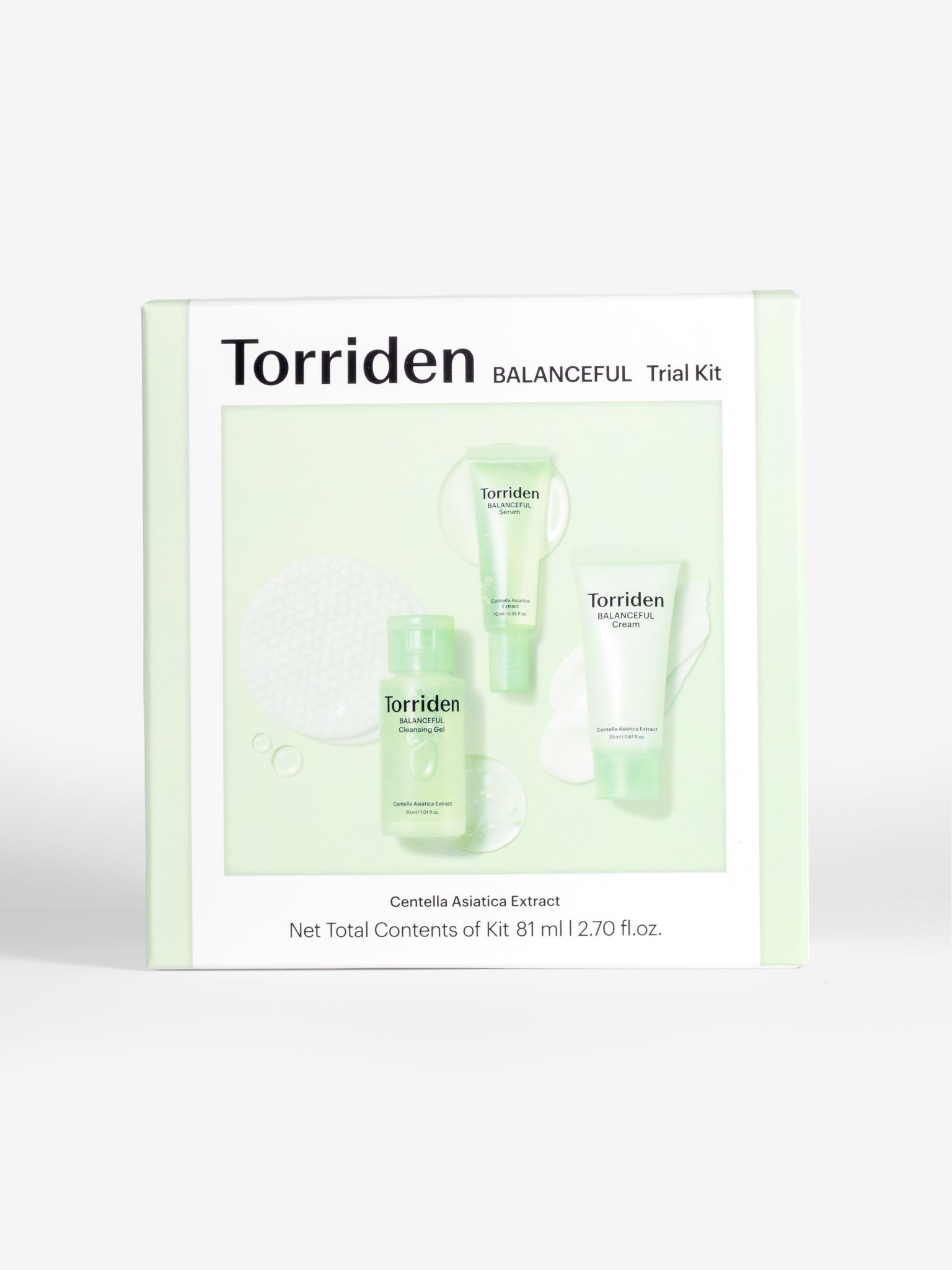 Torriden Balanceful Trial Kit box on a white background