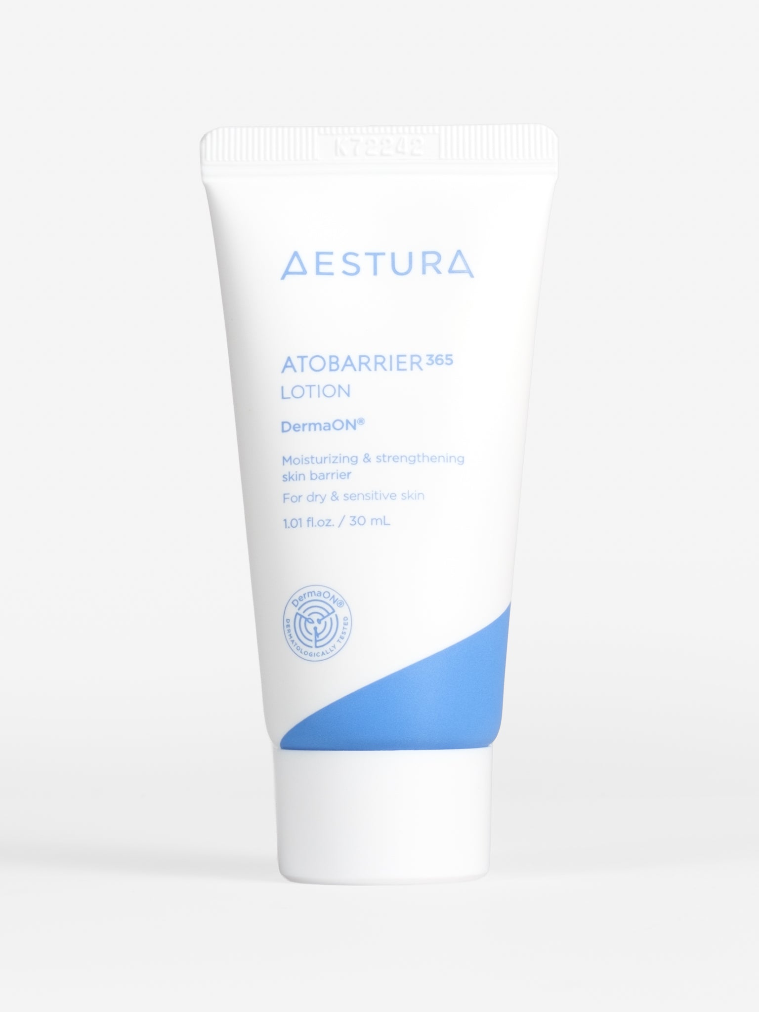 Aestura atobarrier lotion 30ml on white background