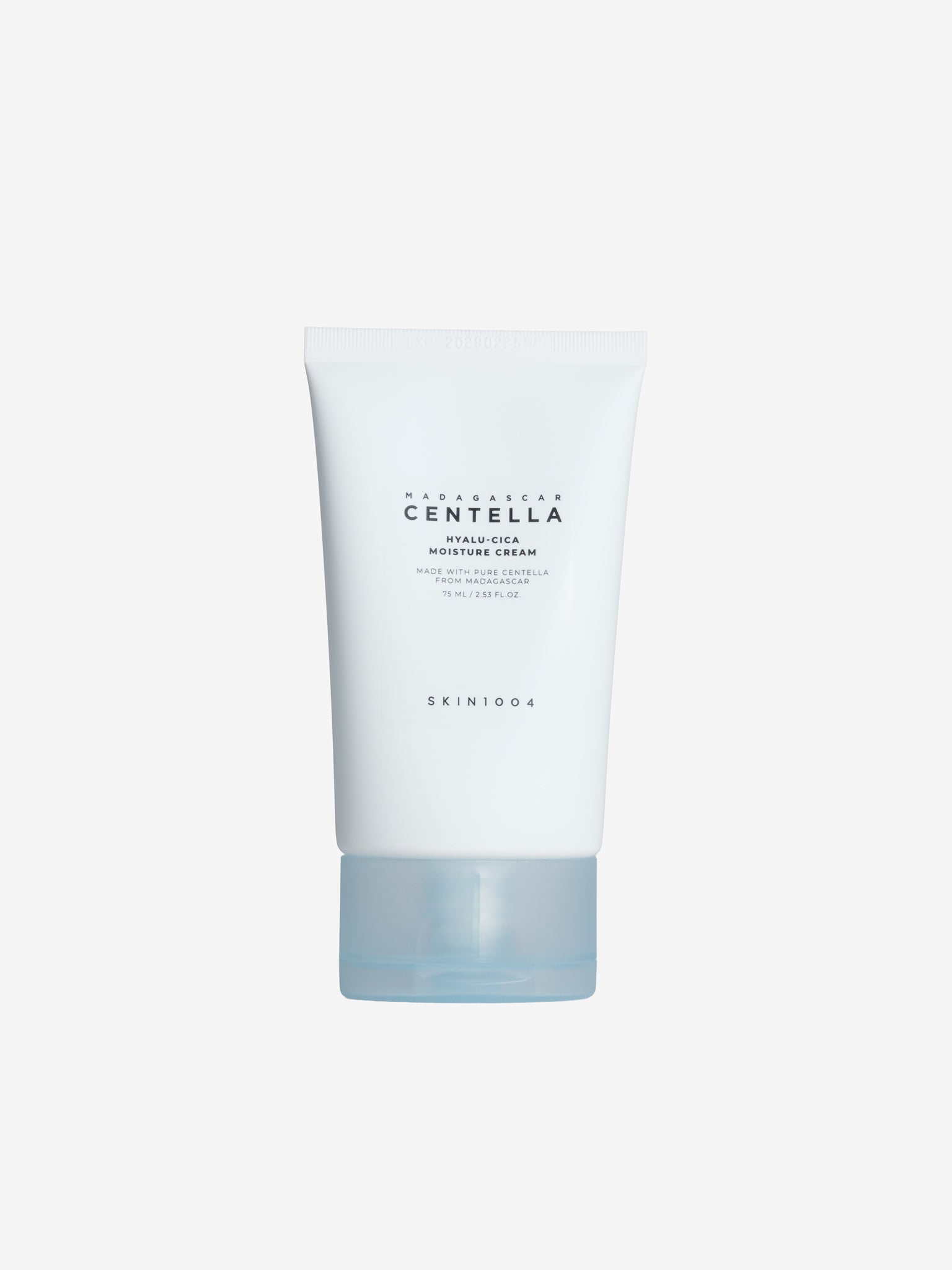 SKIN1004 Madagascar Centella Hyalu-Cica Moisture Cream 75ml tube on a white background