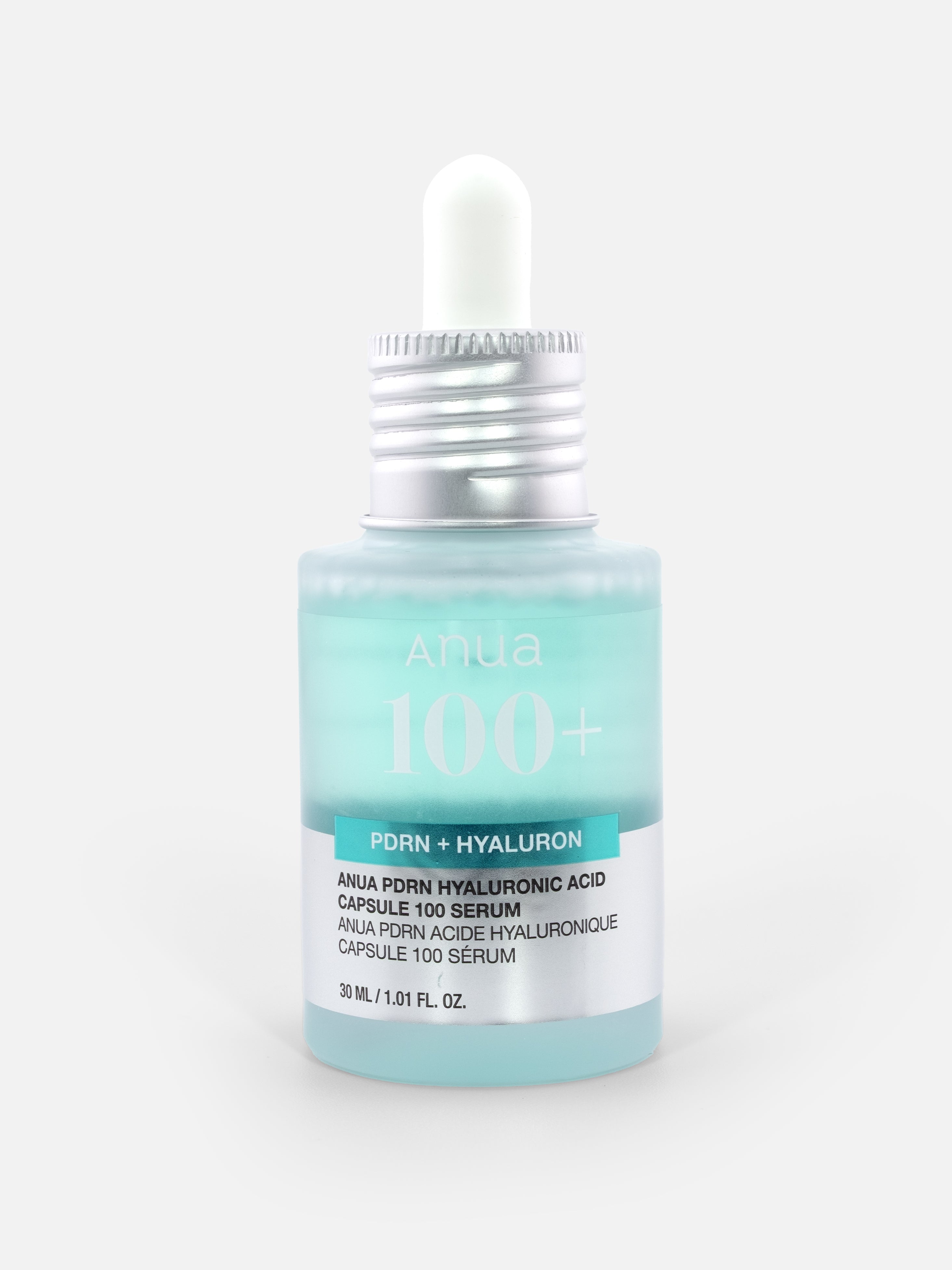 Anua PDRN Hyaluronic Acid Capsule 100 Serum 30ml on white background