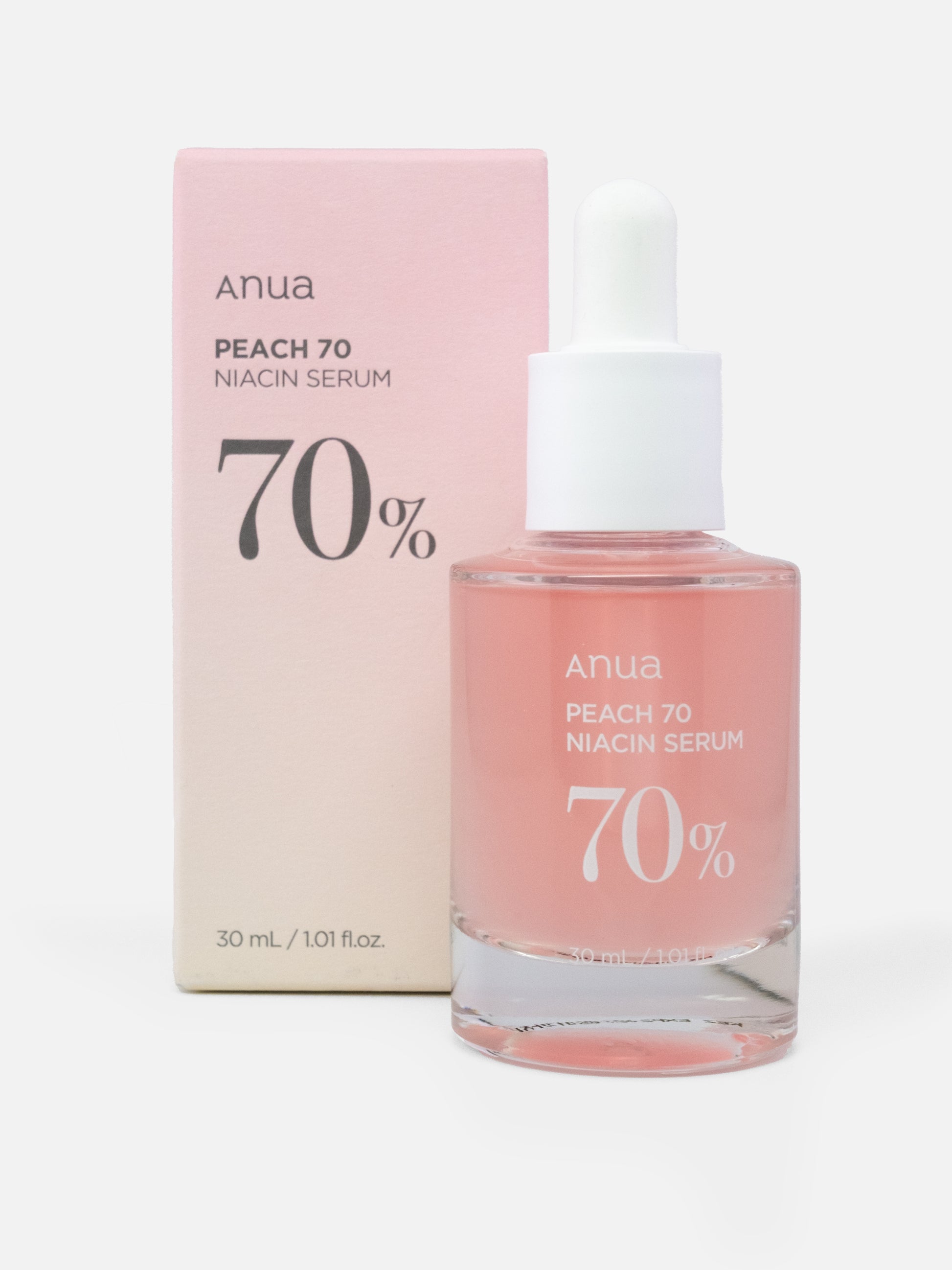 Anua Peach 70 Niacin Serum 30ml with box