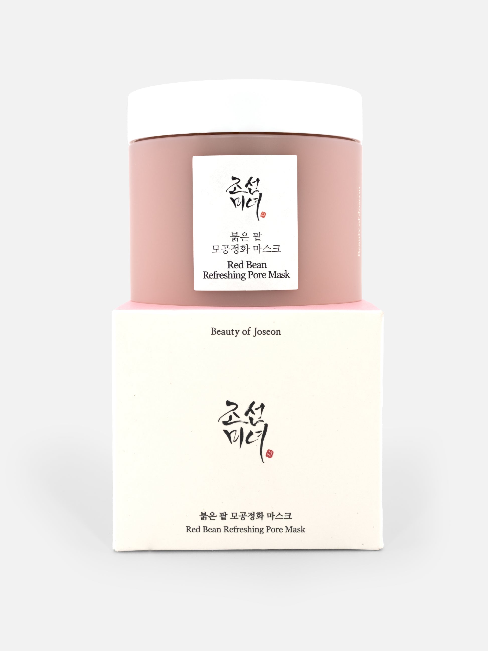 Beauty of Joseon	Red Bean Refreshing Pore Mask 140ml with box on white background