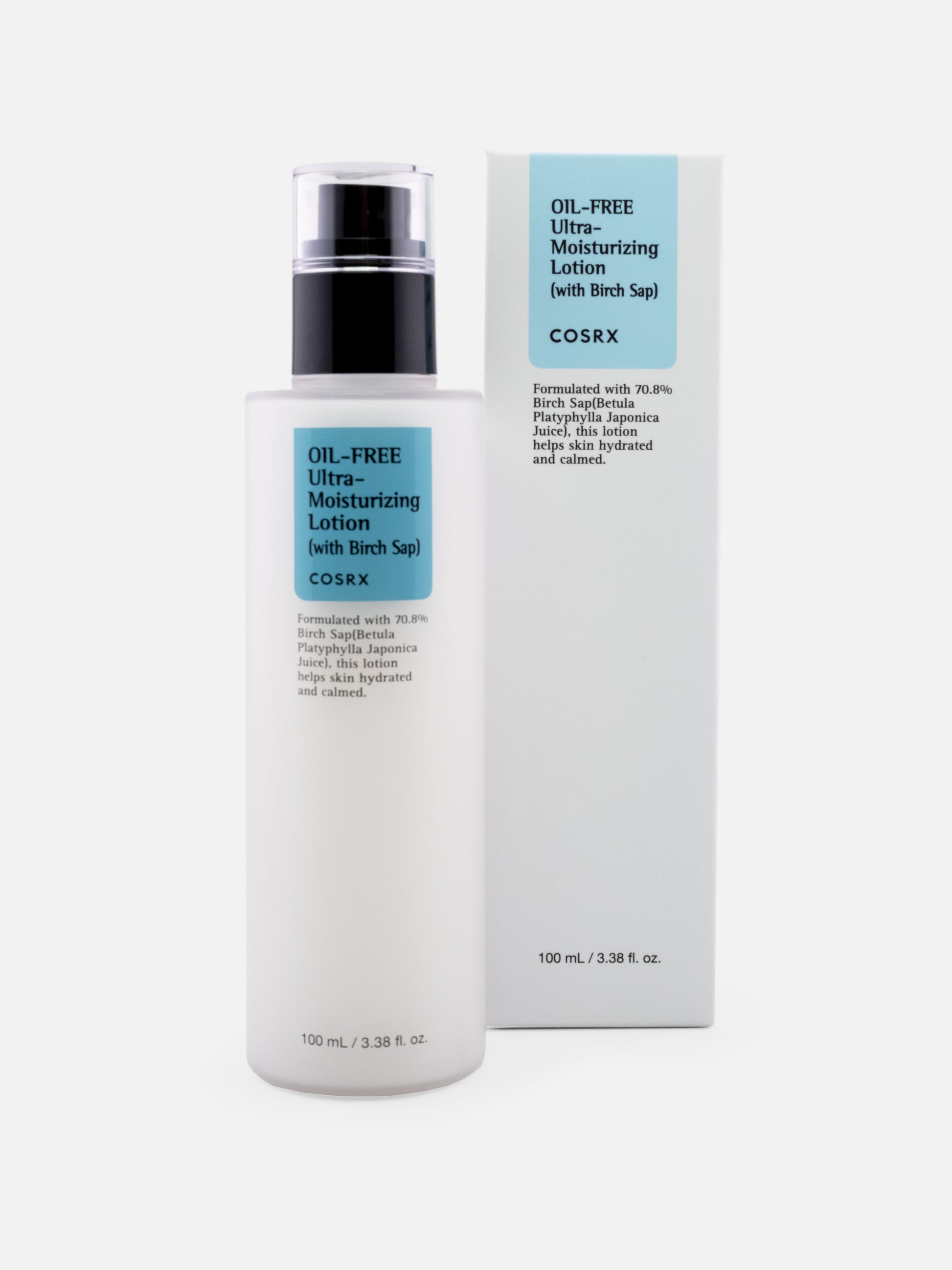 COSRX Oil Free Ultra Moisturizing Lotion with Birch Sap 100ml with box