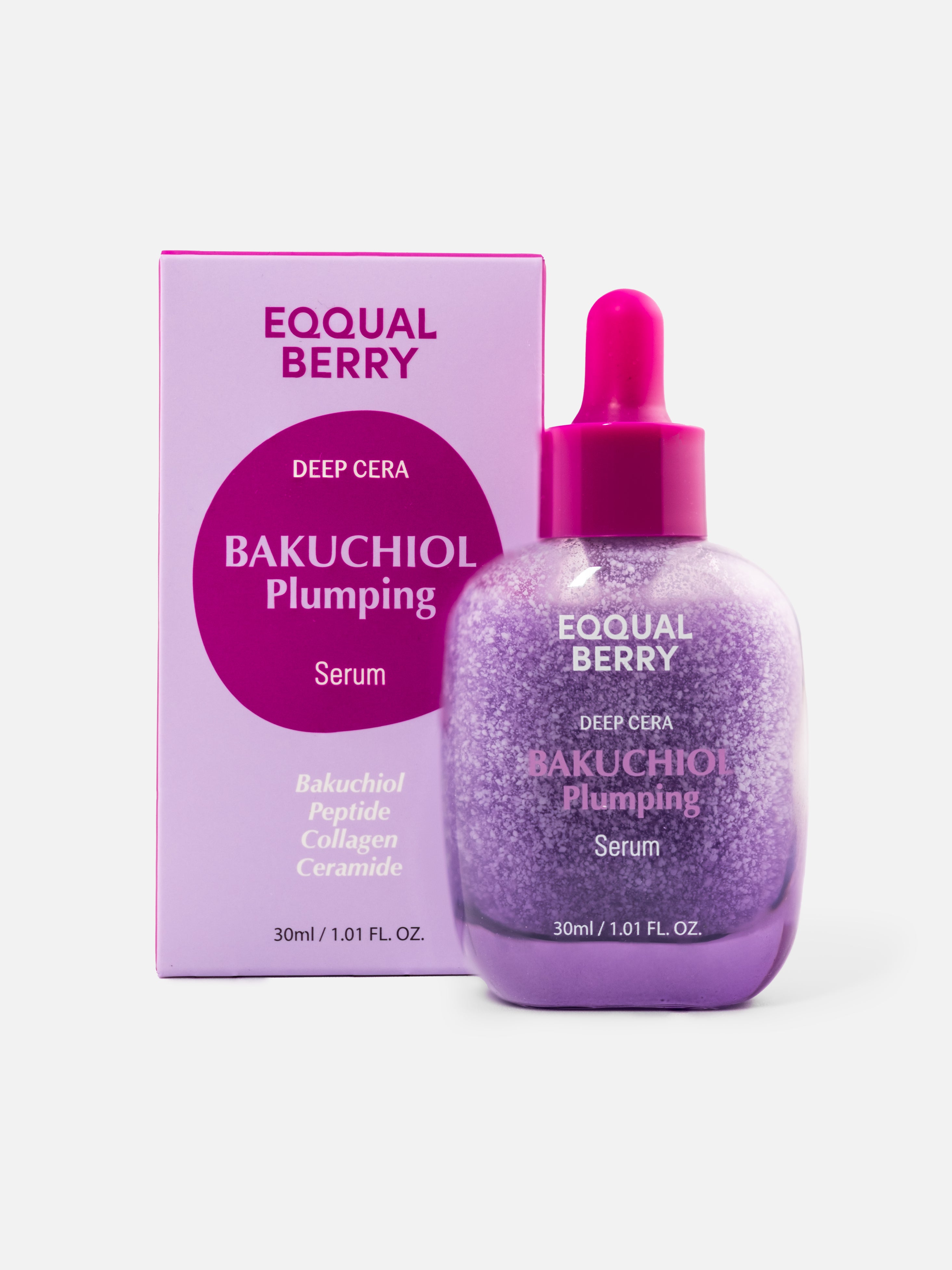 Eqqualberry Bakuchiol Plumping Serum and box