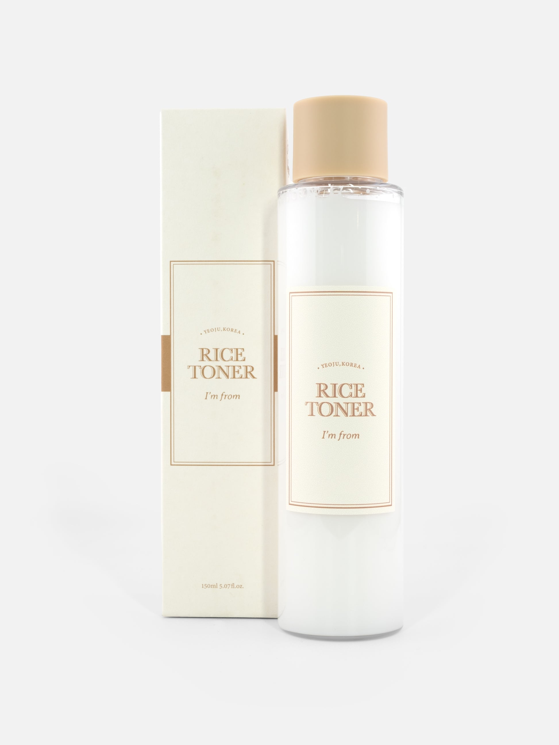 I'm from Rice Toner 150ml with box on white background