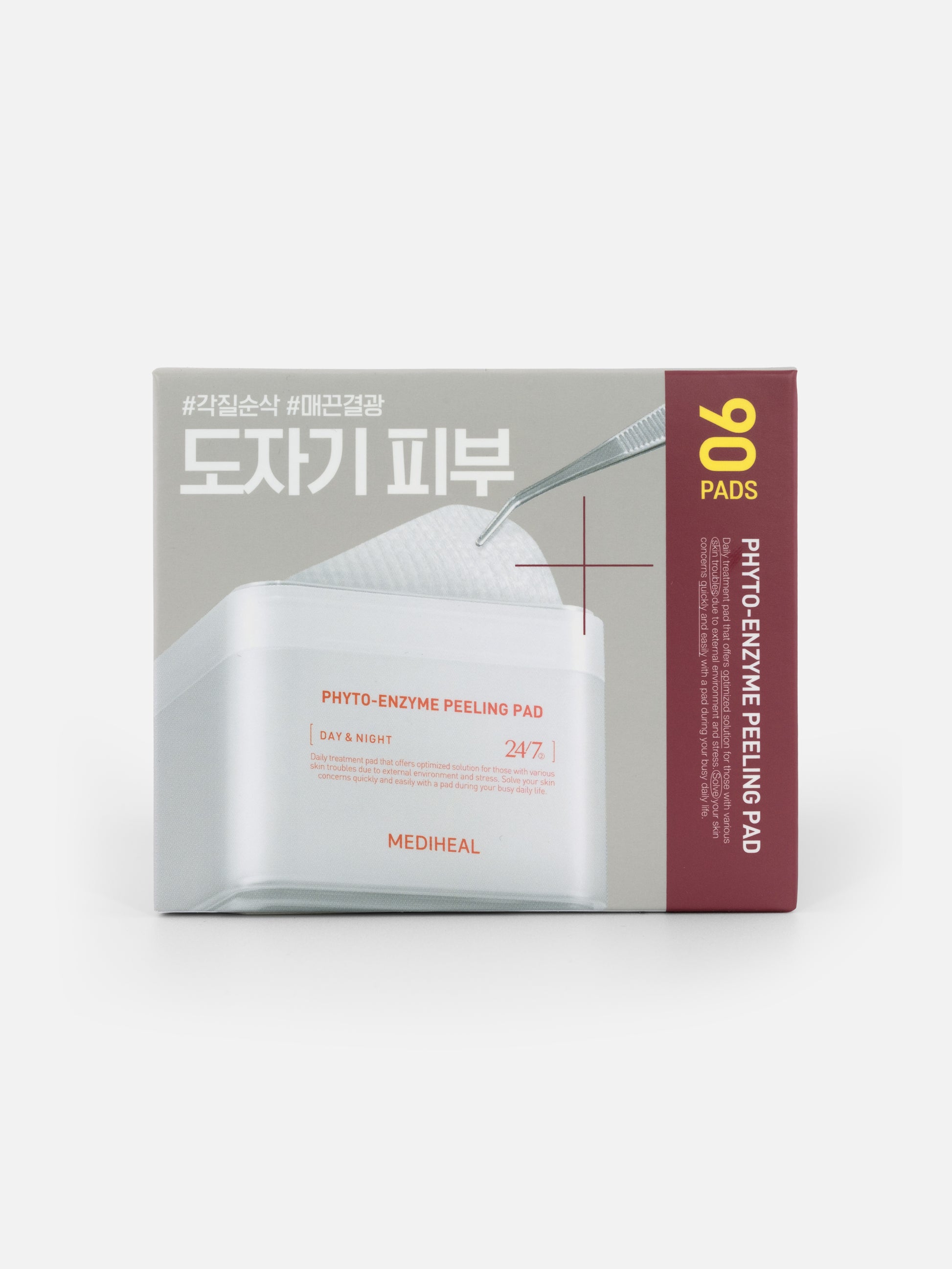 Mediheal Phyto-Enzyme Peeling Pads box on a white background