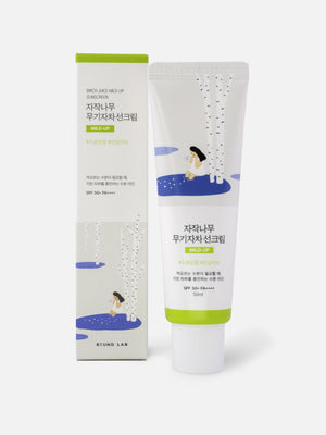 ROUND LAB Birch Juice Mild-Up Sunscreen 50ml with box