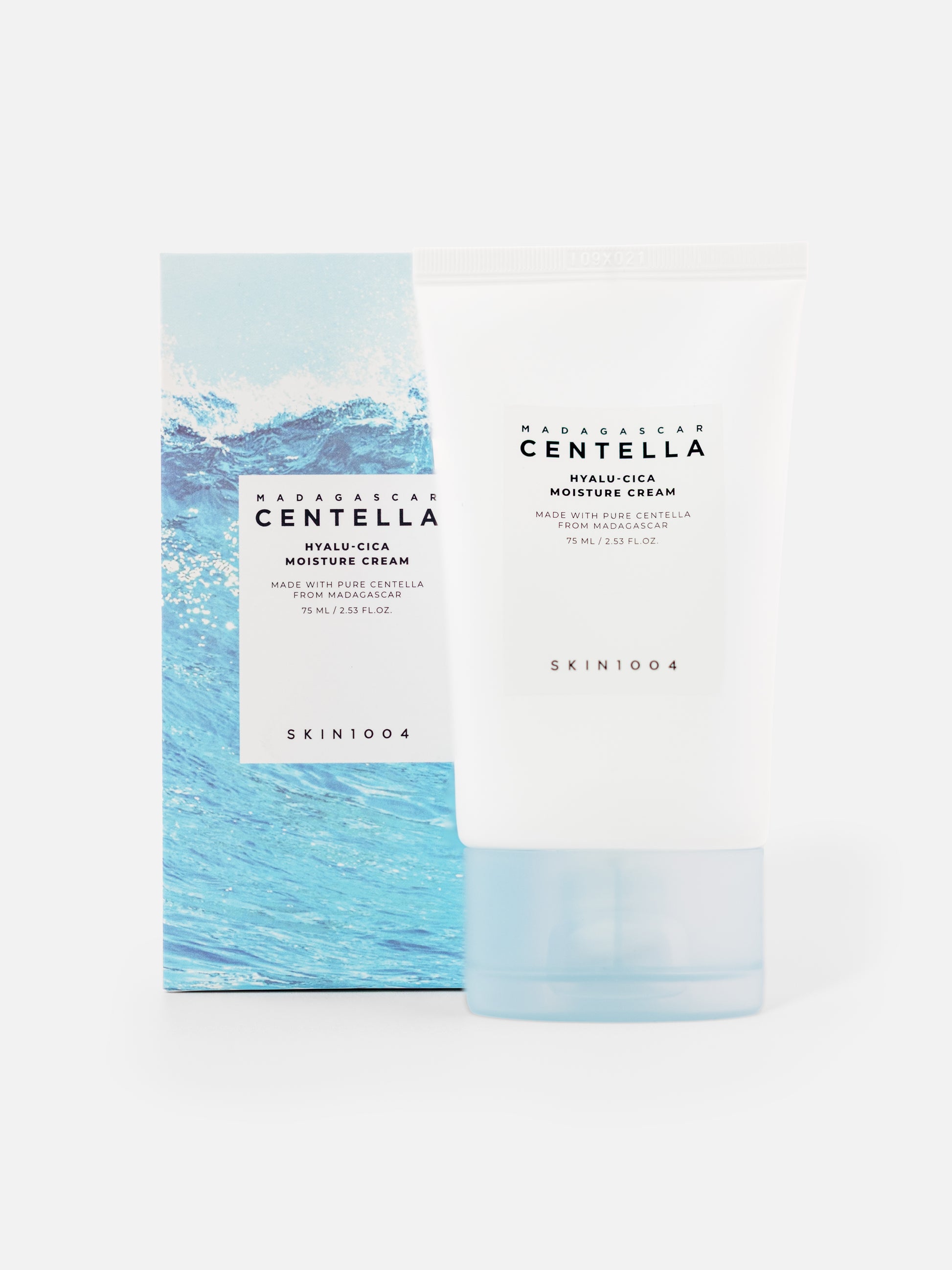 SKIN1004 Madagascar Centella Hyalu-Cica Moisture Cream 75ml and box