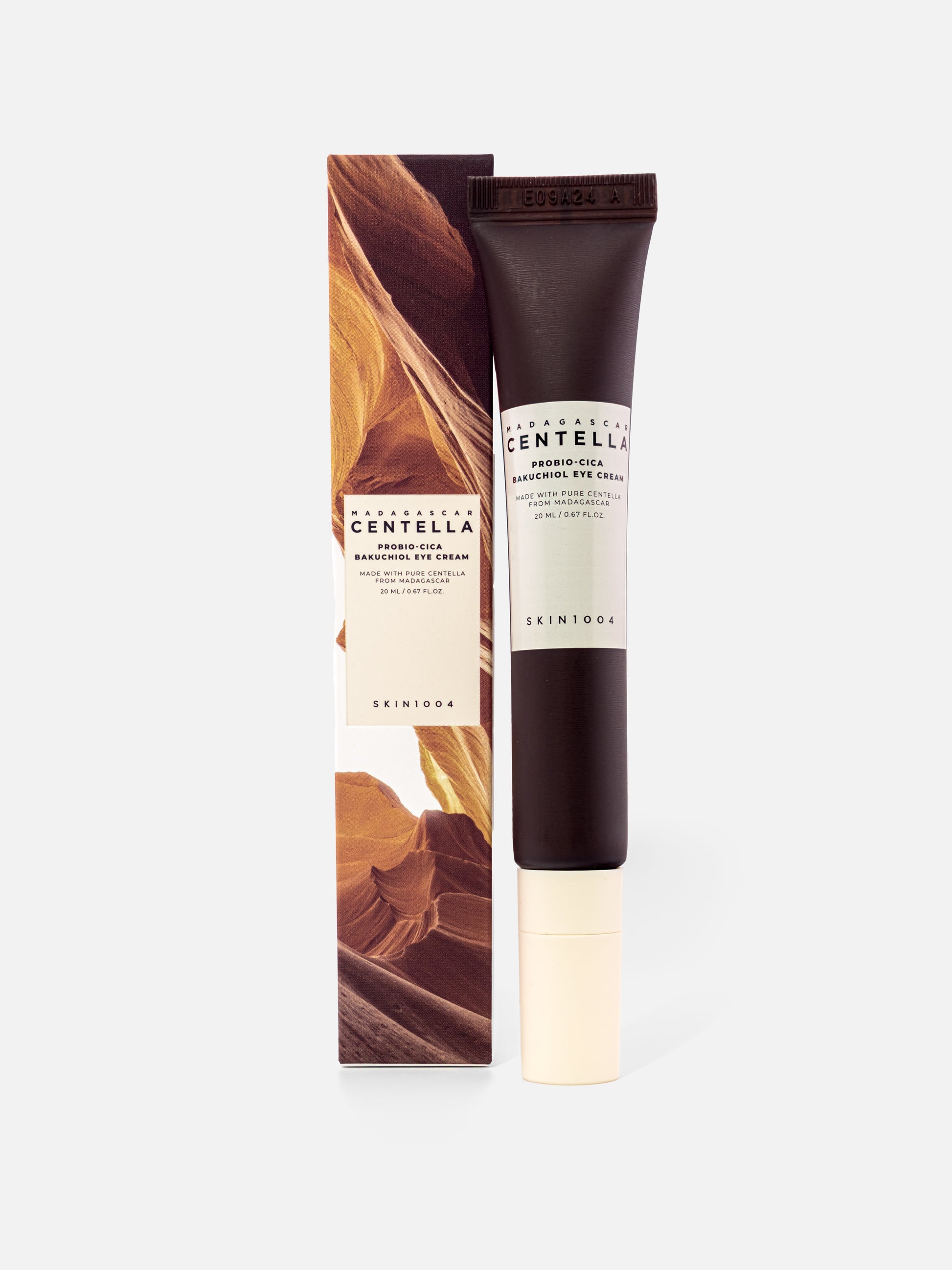SKIN1004 Madagascar Centella Probio-Cica Bakuchiol Eye Cream 20ml and box