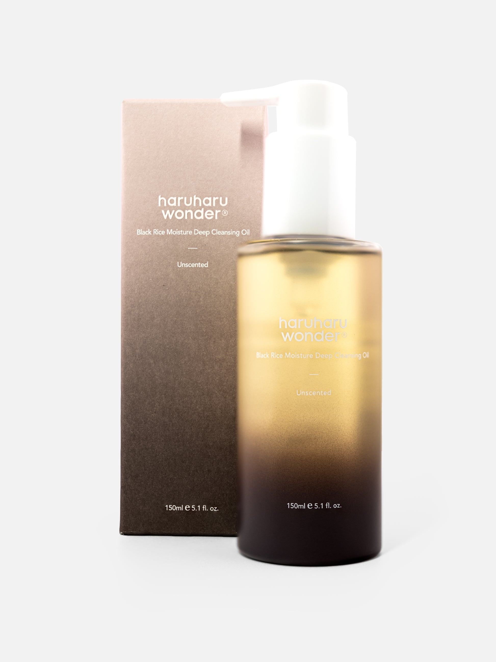 haruharu wonder Black Rice Moisture Deep Cleansing Oil 150ml and box