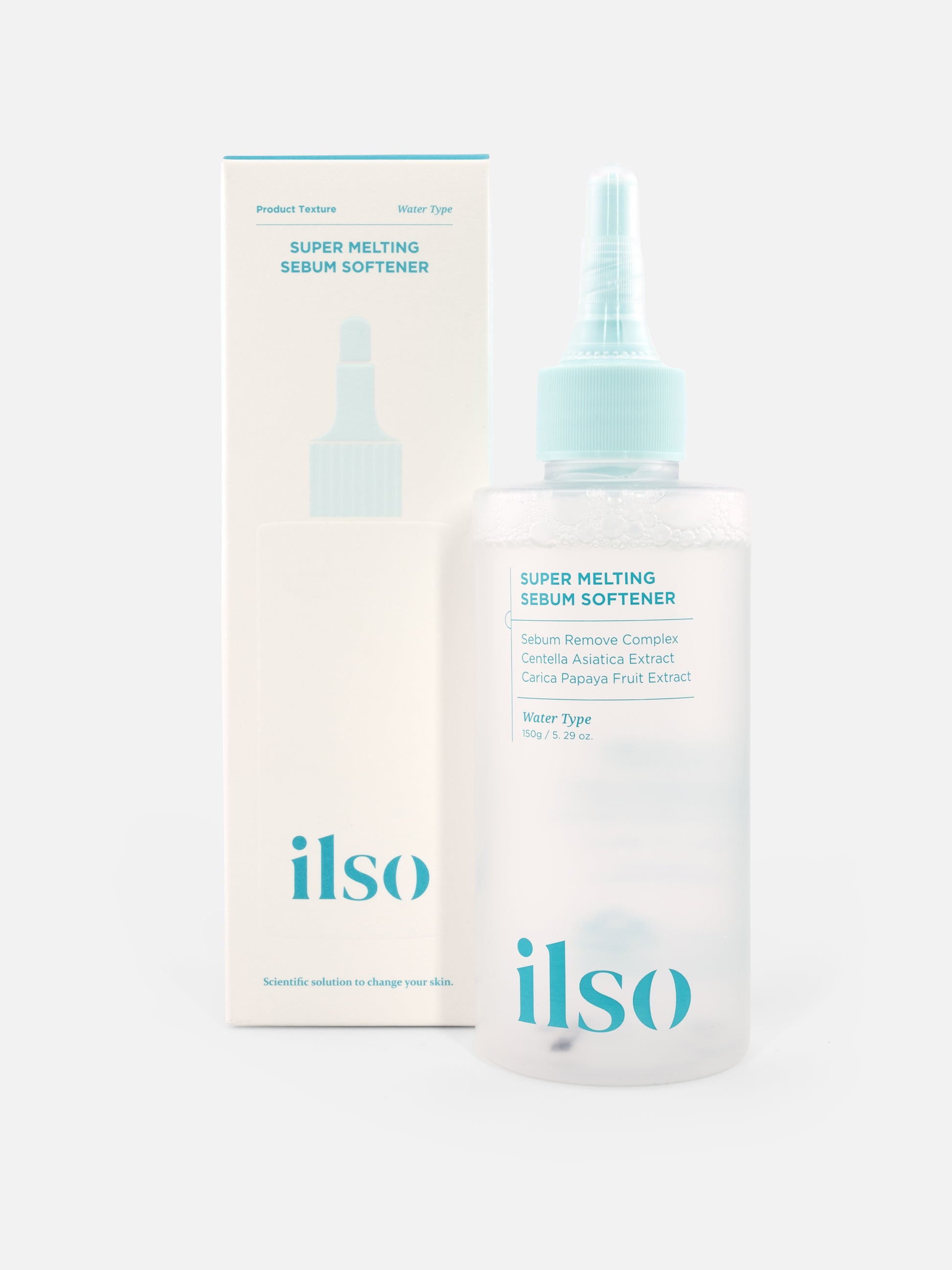 ilso Super Melting Sebum Softener	150ml with box on white background