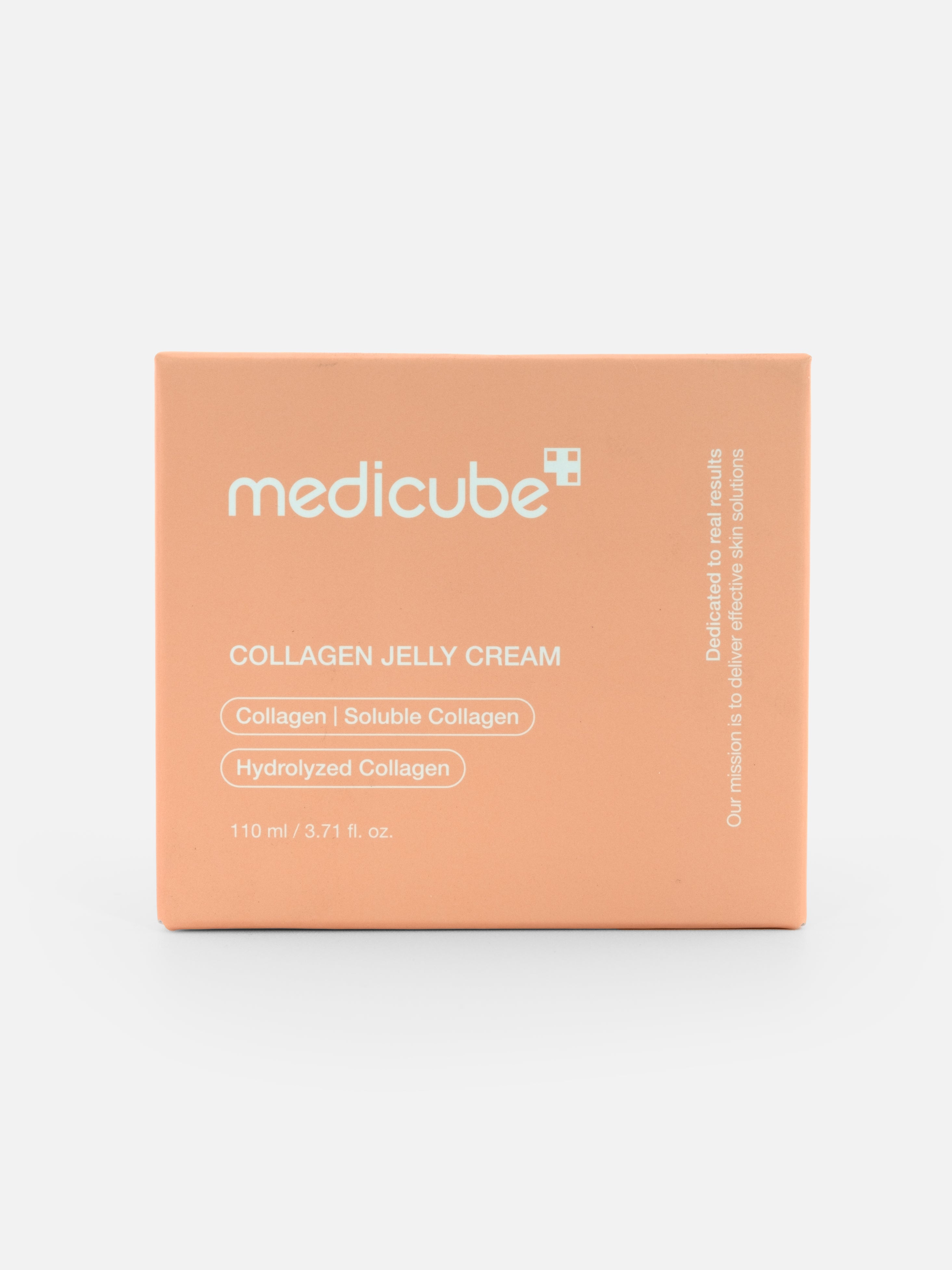 Box of Medicube Collagen Jelly Cream on a white background