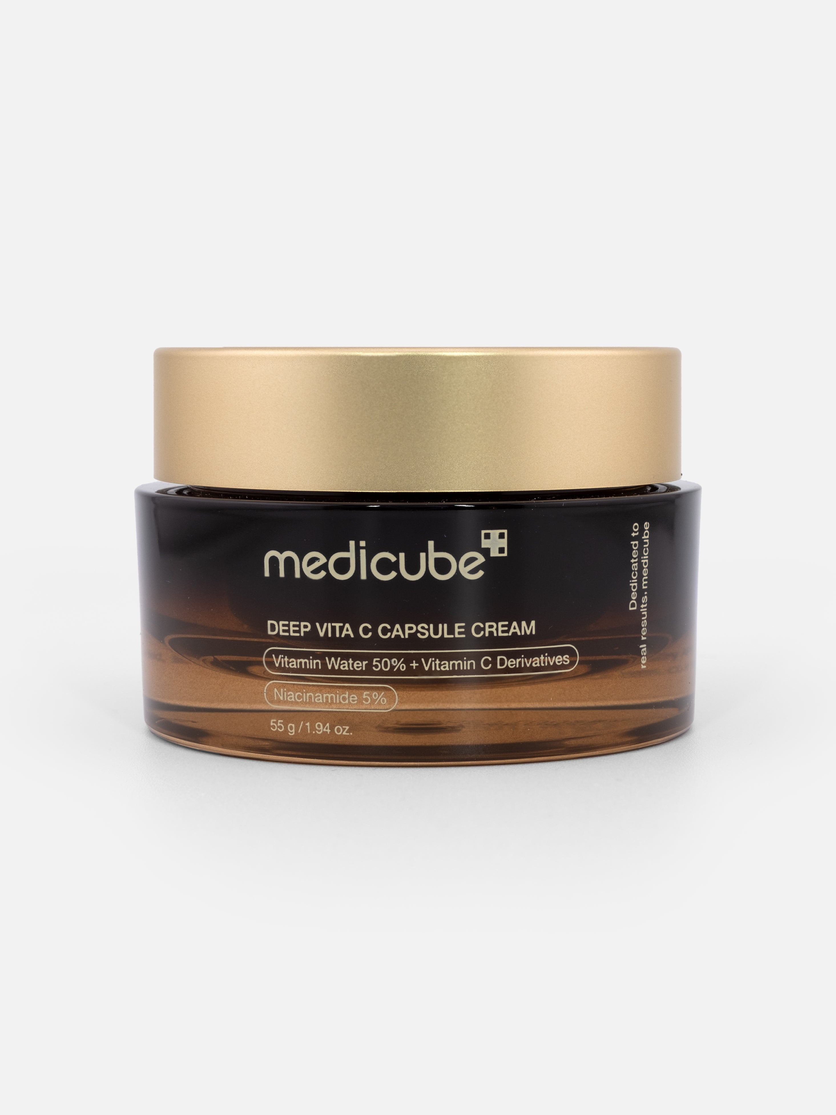 Medicube Deep Vita C Capsule Cream 55g jar on a white background