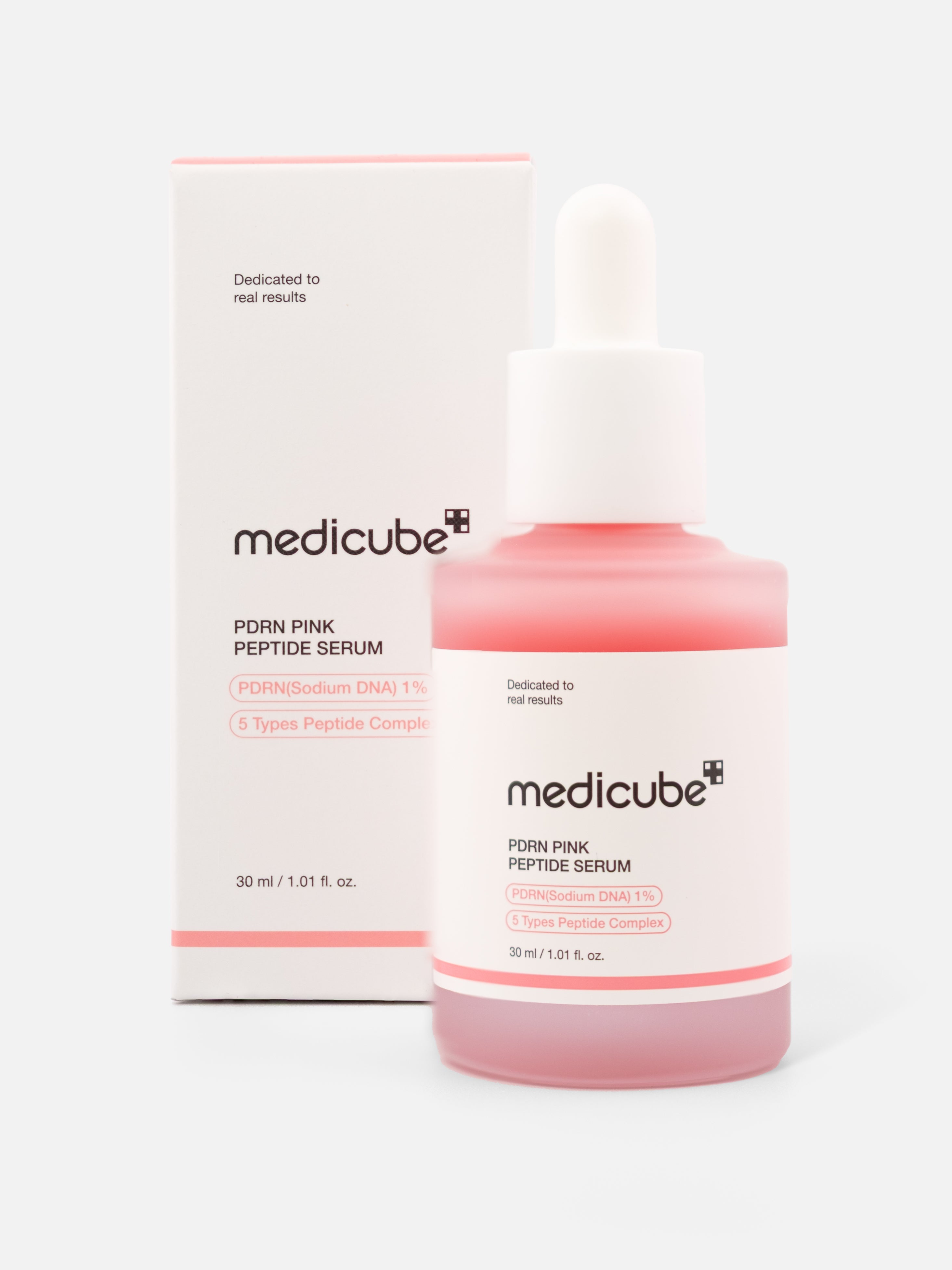 medicube PDRN Pink Peptide Serum 30ml and box