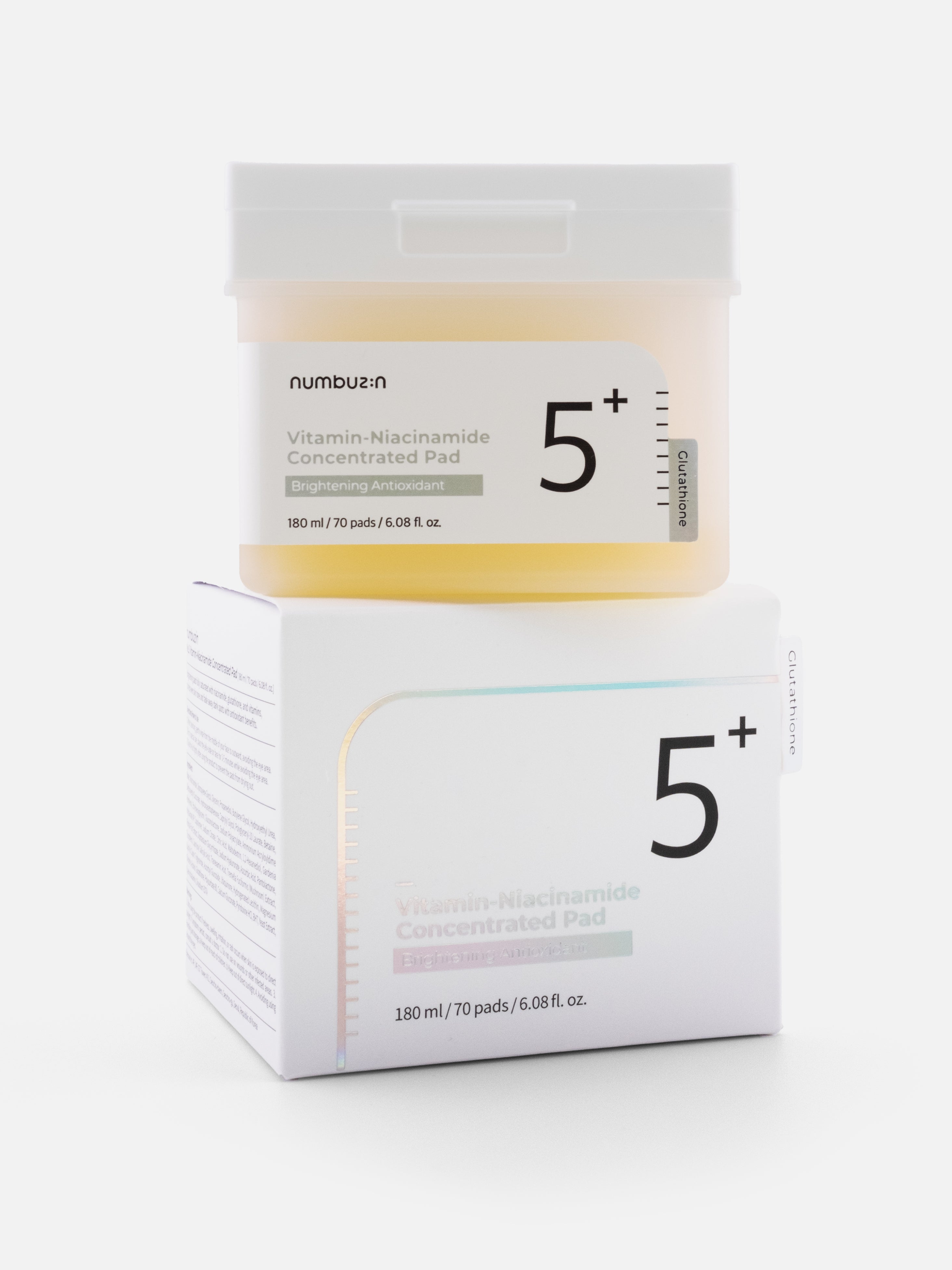 numbuzin No.5+ Vitamin-Niacinamide Concentrated Pad 70 pads with box
